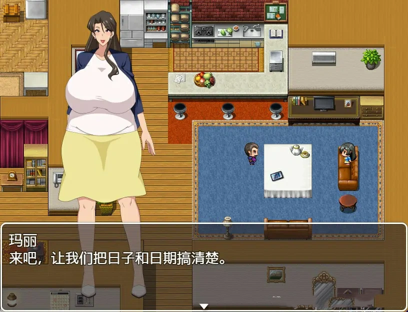 日系RPG汉化动态丨家庭主妇的不忠生活1.0汉化版【20240120】 游戏截图 2