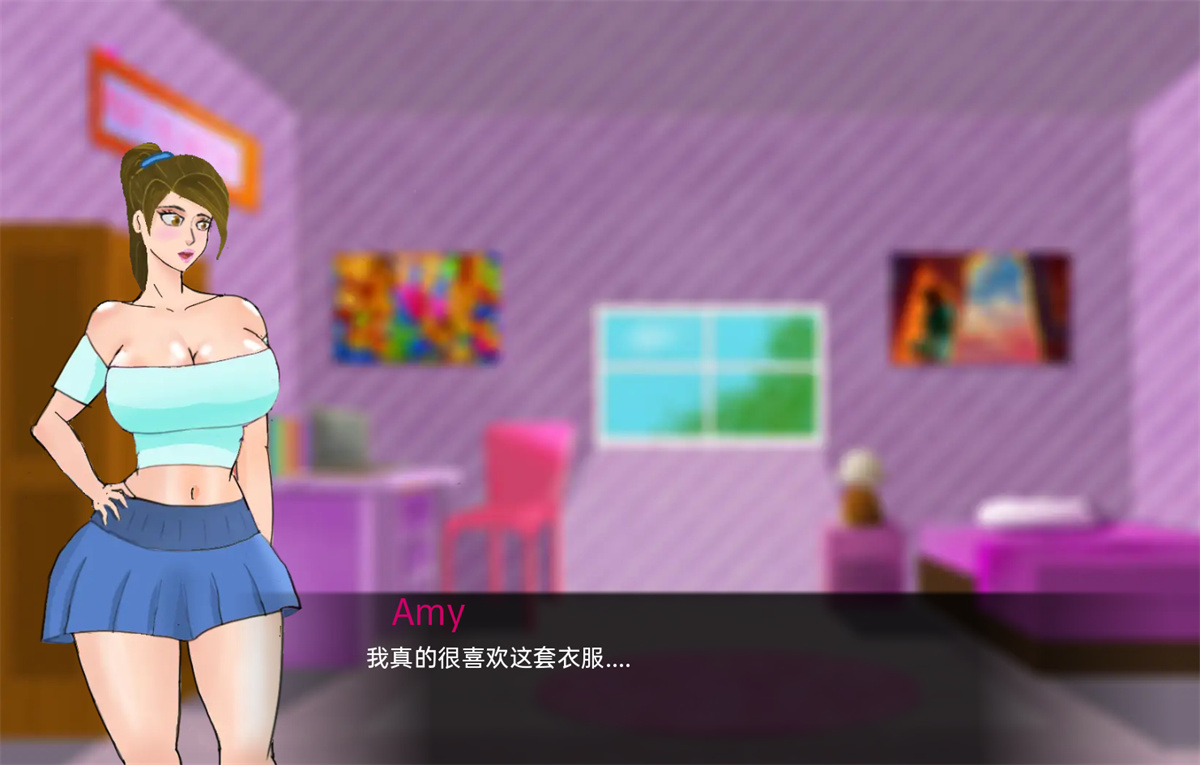 沙盒SLGGPT汉化动态丨艾米的狂喜 Amy’s Ecstasy v0.50 Part 1【20240413】 游戏截图 7