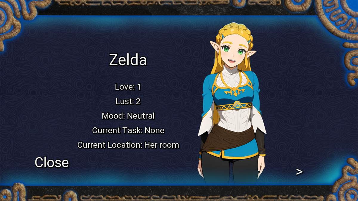 日系SLG汉化丨海拉鲁之恋 Love in Hyrule v0.6.0【20231023】 游戏截图 3