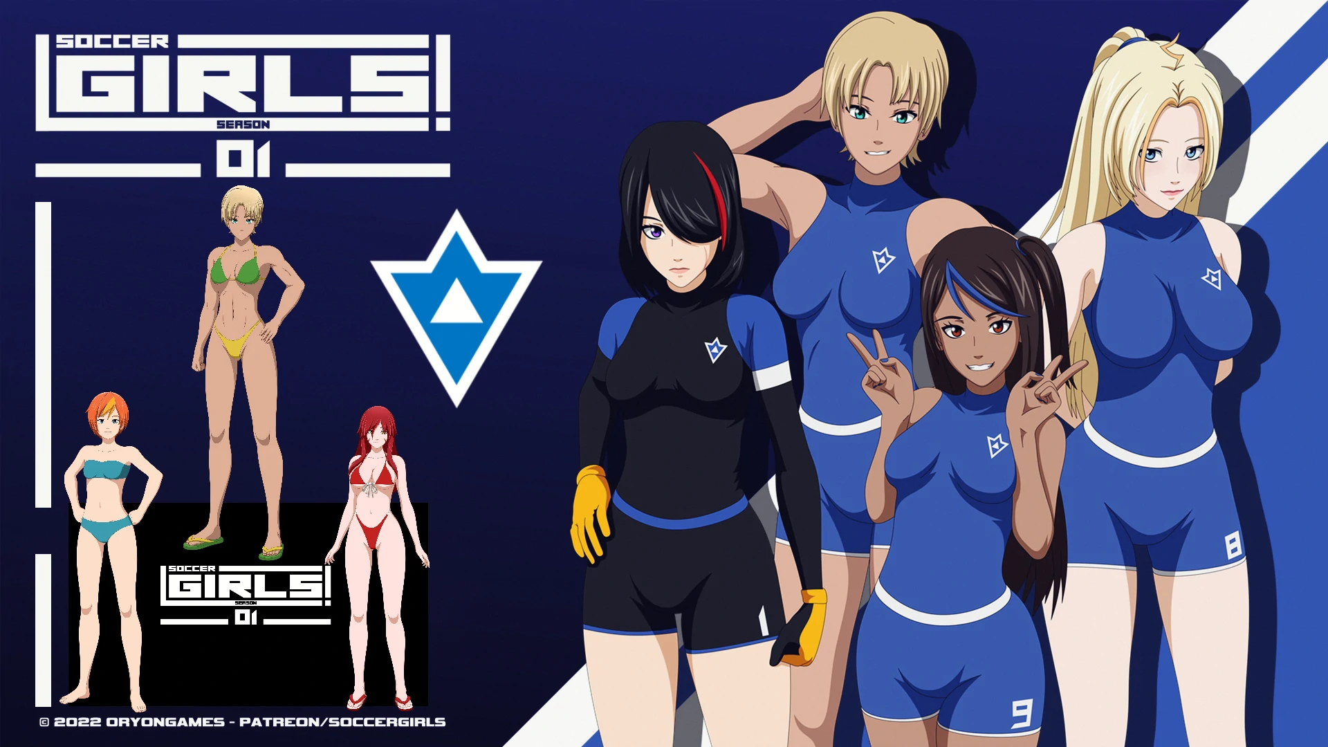 欧美SLG/AIGPT汉化/3D丨足球女孩Soccer Girls! v0.0.2【20240719】 游戏截图 2