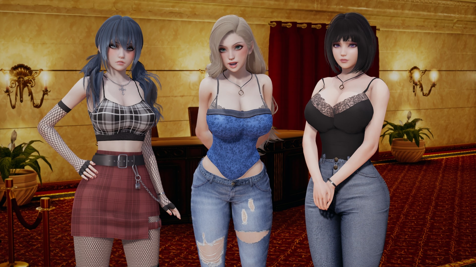 亚洲风SLG/汉化丨天鹅兔子/Velvet Bunnies V0.1.3 【20240803】 游戏截图 6