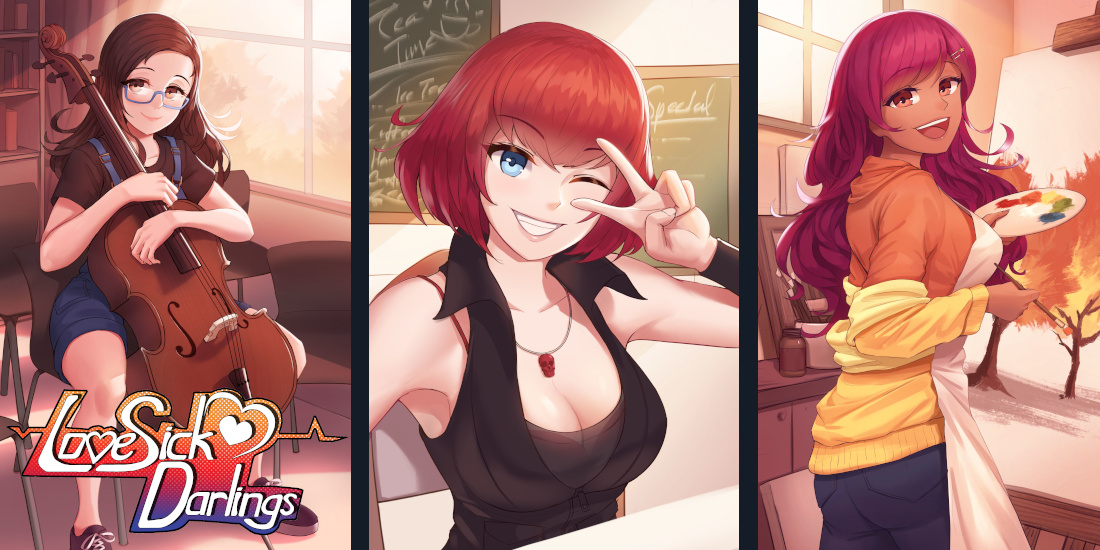 日系SLG汉化2D丨爱病的宠儿 LoveSick Darlings v1.6 Demo丨【20230716】 游戏截图 4