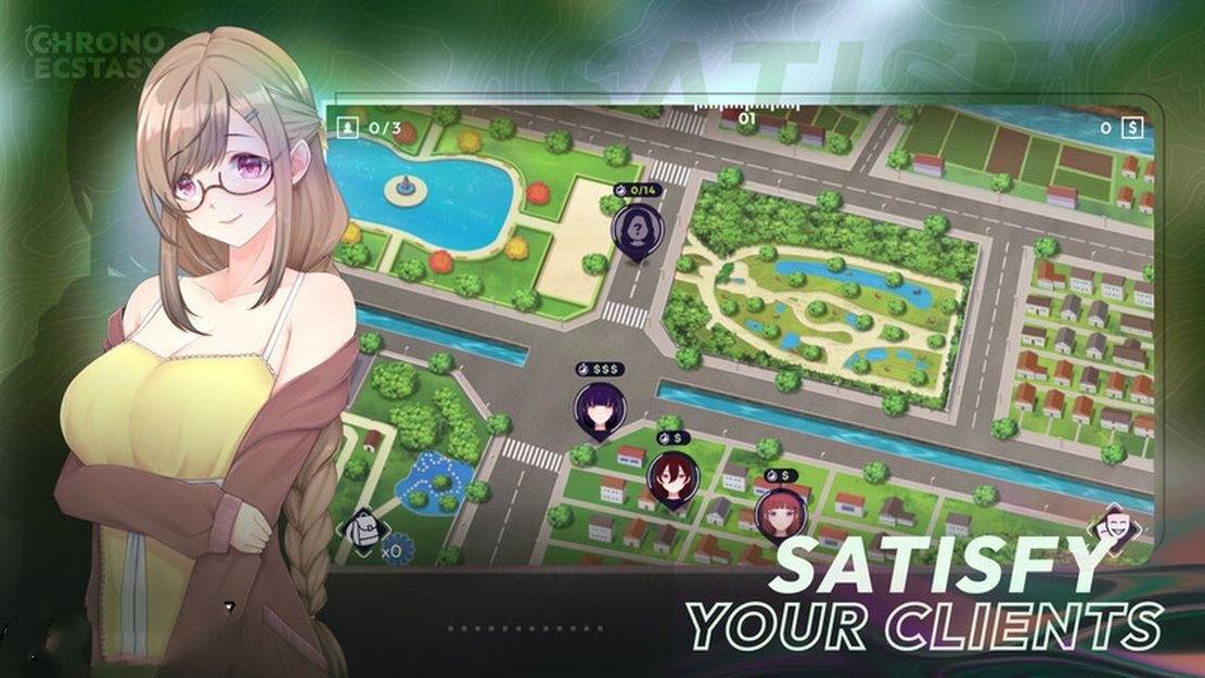 亚洲风SLG/步兵/动态/更新丨 时间狂喜 时间停止 Chrono Ecstasy  V0.2.1 /汉化 机翻版 【20241015】 游戏截图 6
