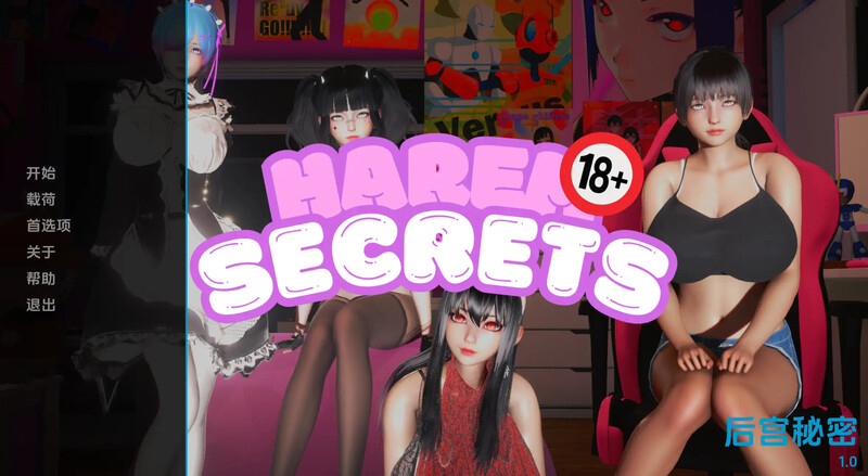 亚洲风SLG/动态/3C丨后宫的秘密(Harem Secrets)DEMO 汉化中文【20240824】 游戏截图 5