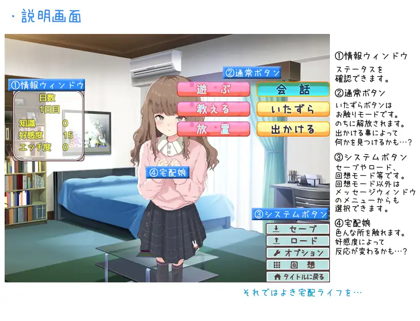 送达的方式 快递宅女！お届け!宅配娘!【20230315】 游戏截图 7