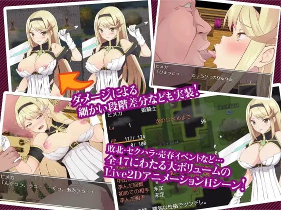 RPG机翻步兵丨姫騎士ホノカ&ヒメカ 〜淫魔ノ受胎〜 姬骑士穗香&姬香 ~淫魔的受孕~ v1.02【20231112】 游戏截图 6
