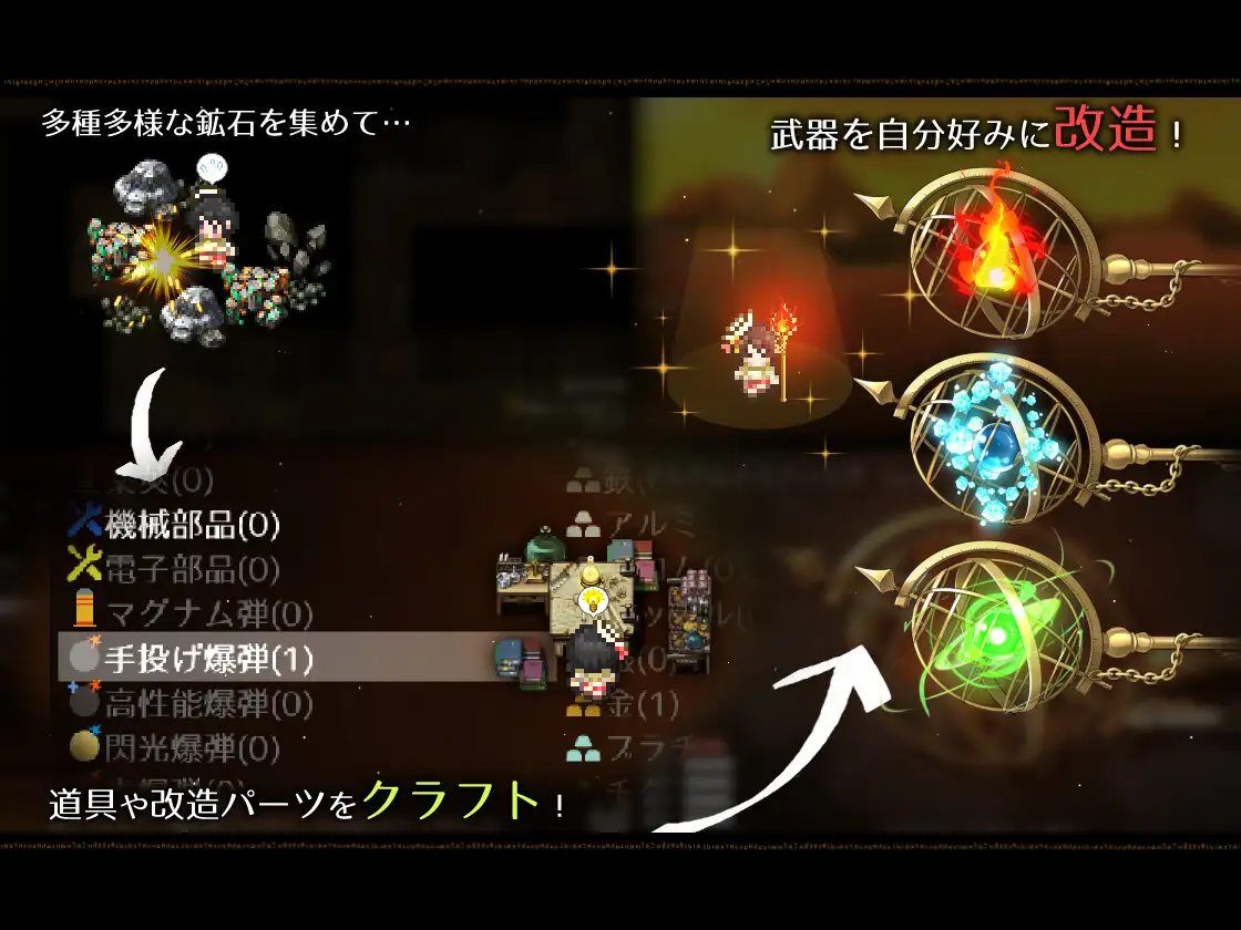 日式RPG/动态CV丨阿尔忒弥斯帕鲁~炼金术师阿尔与黄金废都【20240909】 游戏截图 1