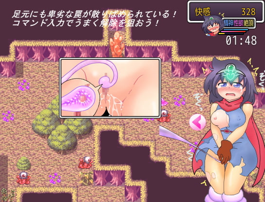 女勇者イルルと淫魔法の森【20230315】 游戏截图 2