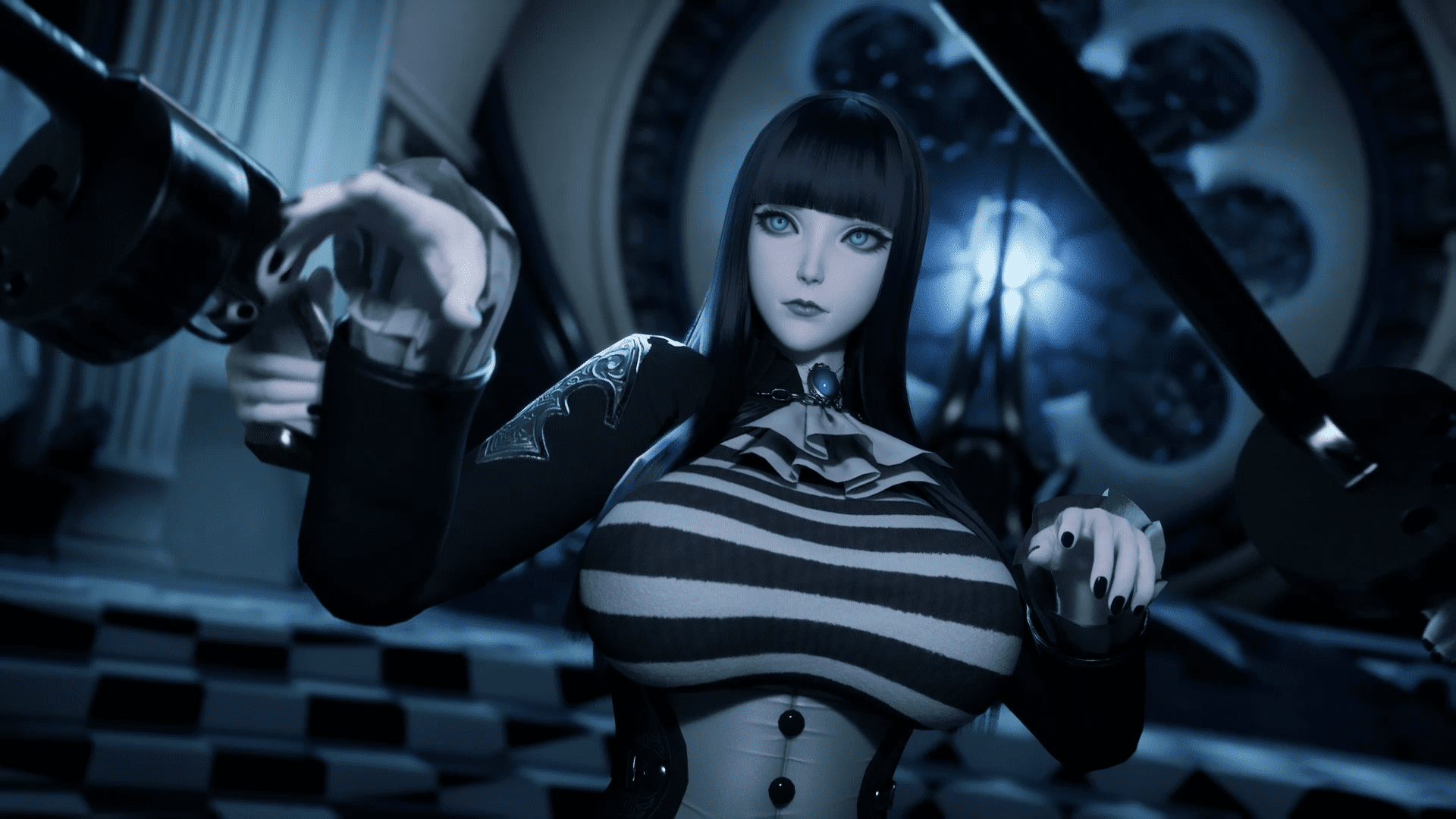 3D/官中丨 魔女的侵袭:库洛的房间 Under The Witch:Kuro's Room Ver0.4.1 【20250115】 游戏截图 3