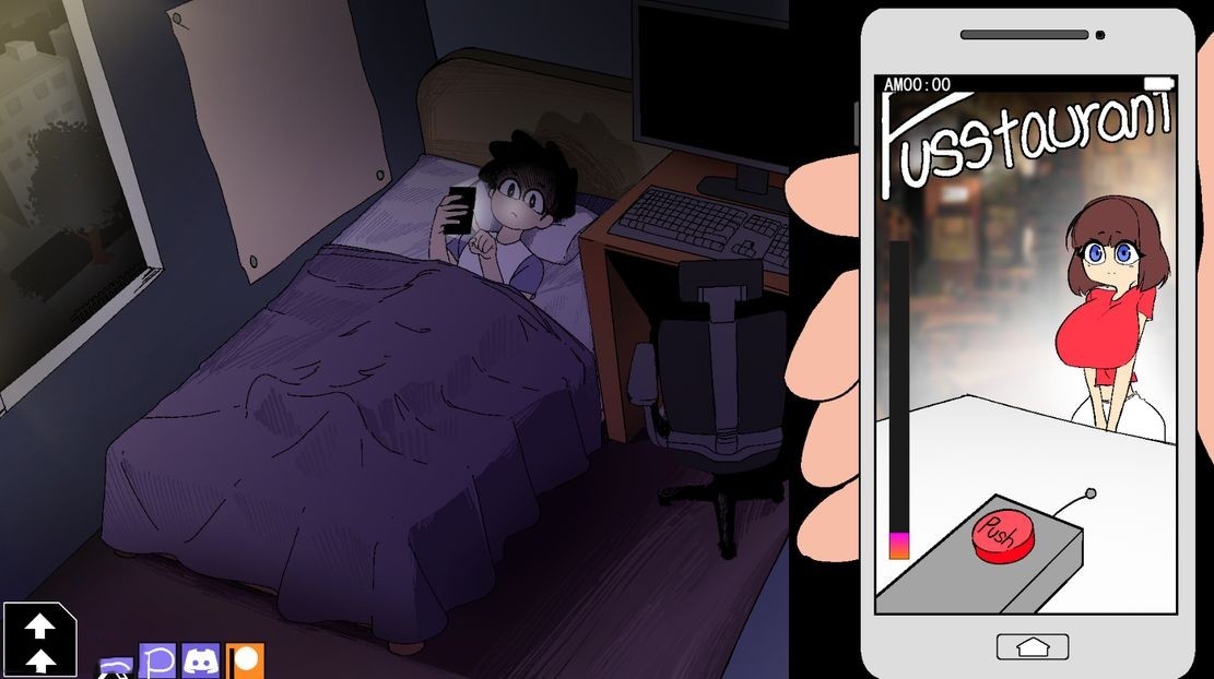 日式SLG/动态丨 夜里躲避继母的强奸与女友手机聊天 AlArm V0.4 机翻步兵版 【20240920】 游戏截图 1
