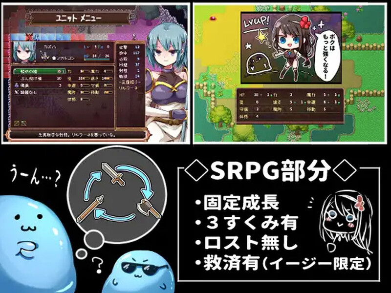 战旗RPG/幻想战场/2C丨战姬露露卡(戦姫ルルカ)V1.1 AI汉化+全CG【20240915】 游戏截图 6