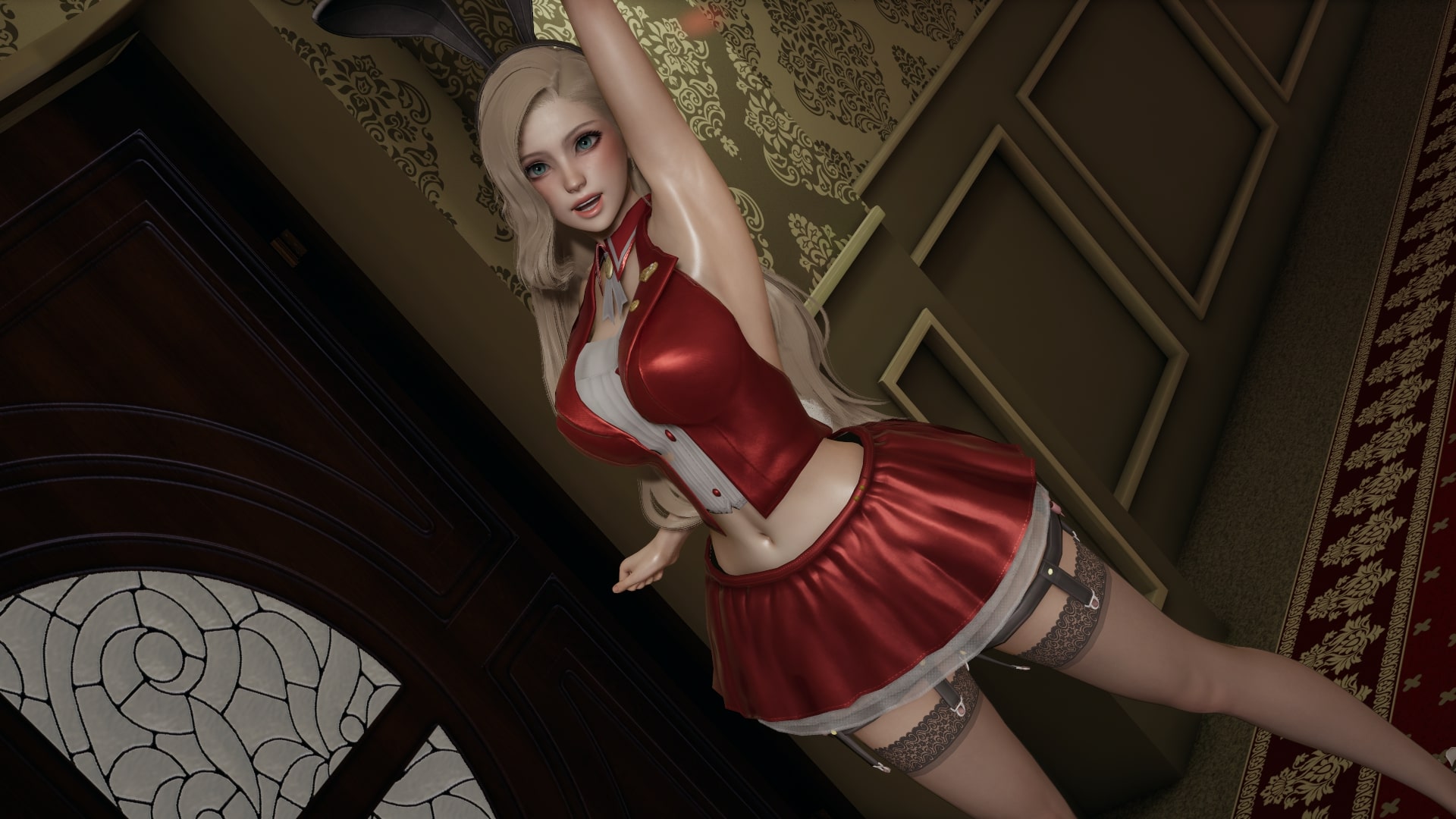 国风SLG/汉化/动态丨天鹅兔子Velvet Bunnies  v0.1【20240612】 游戏截图 1