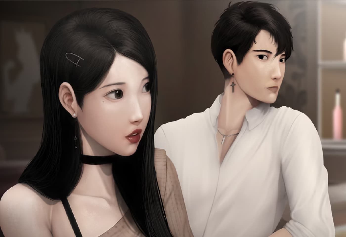 亚洲风SLG/动态/更新丨 灰姑娘的玻璃项圈 Cinderella's Glass Collar V0.4.0 PC+安卓 汉化版 【20250313】_1 游戏截图 1
