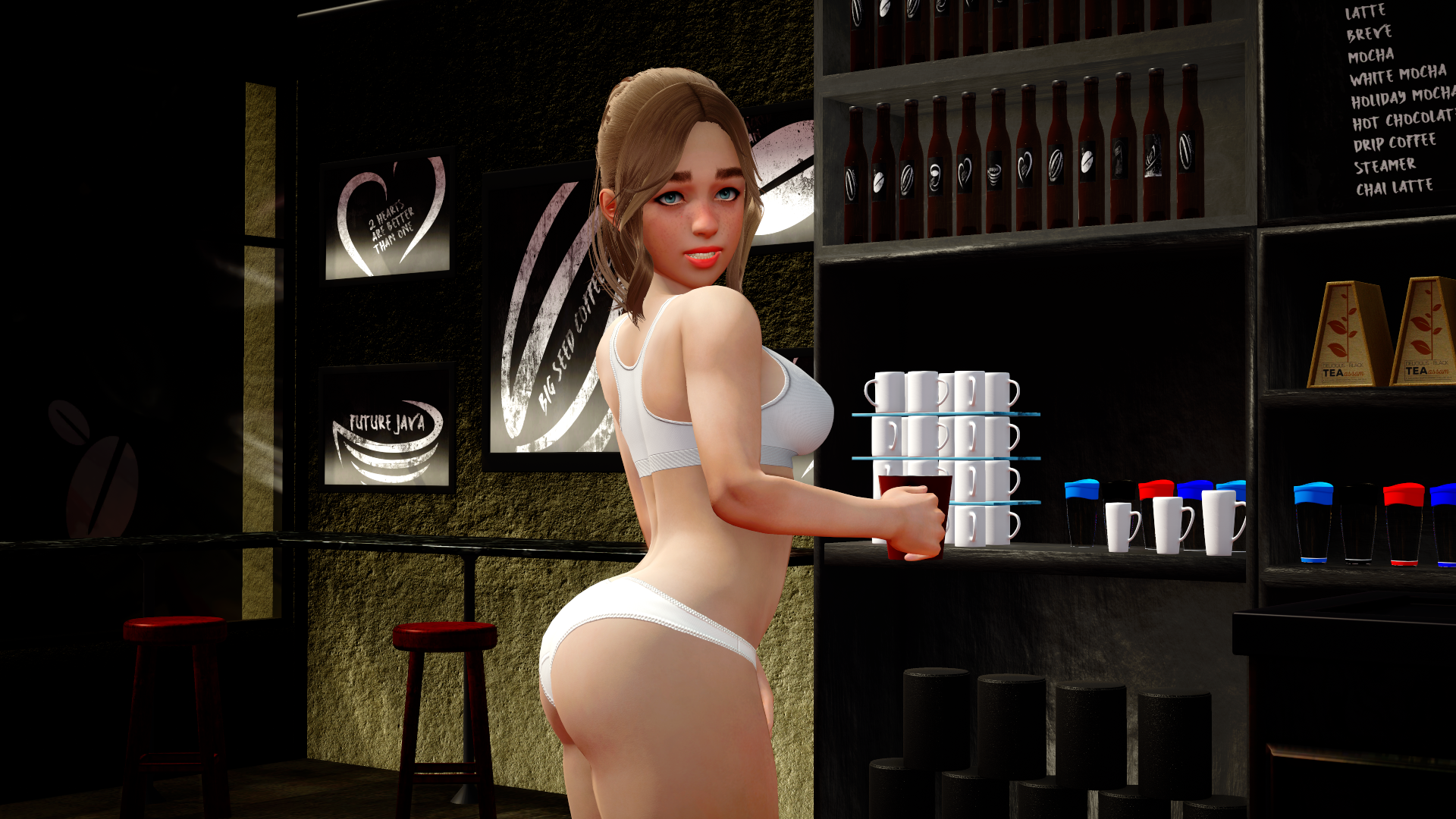 红空下的心动：码农的求爱（Hearts under the Red Sky）v0.2.1 精翻汉化 游戏截图 6
