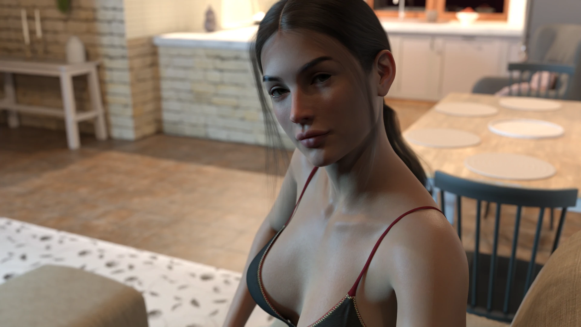 欧美SLG/AIGPT汉化/3D丨莎拉Sara – Oh Daddy Part 2 v0.4【20241201】 游戏截图 4