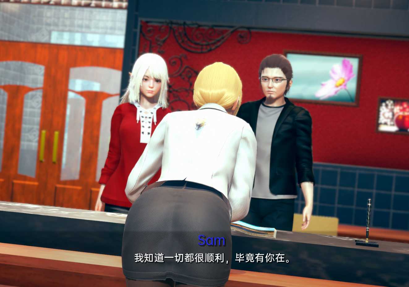 欧美SLGAIGPT汉化丨 精灵雷亚 精灵女孩 Reya the Elf    v0.52【20240428】 游戏截图 3