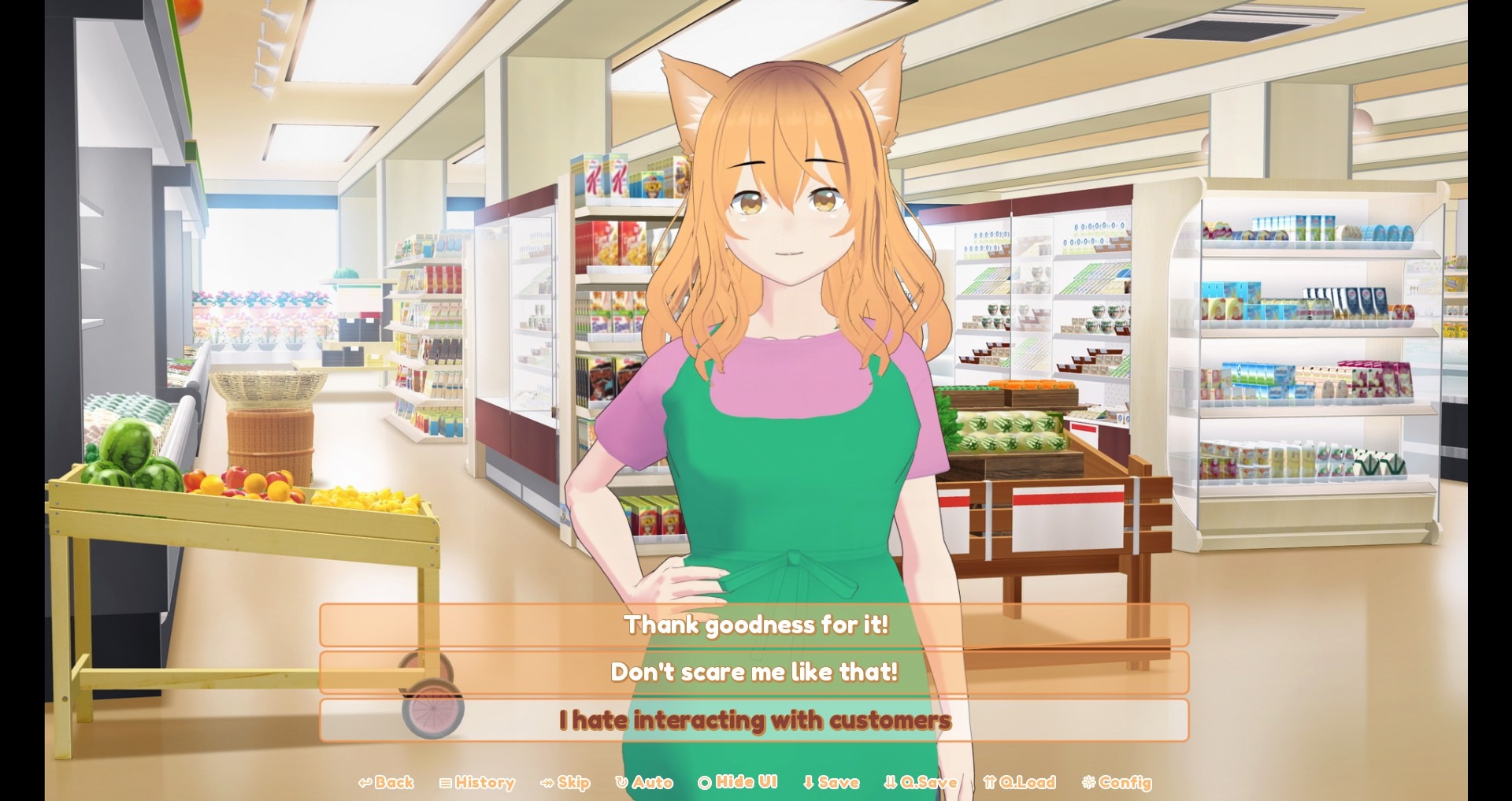 发情猫娘：便利店的淫乱日常（Cats in Heat - Convenience Coworkers）Final 精翻汉化 游戏截图 7