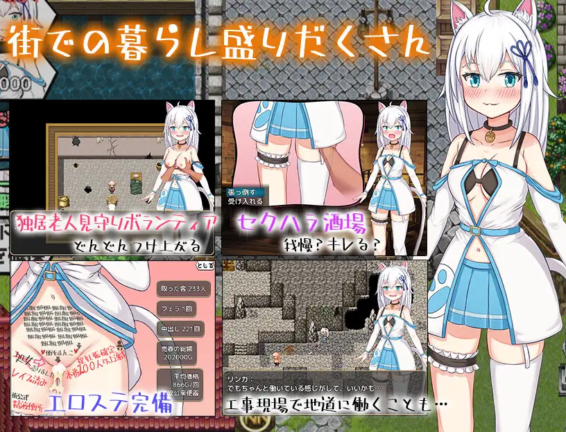 RPG/AI汉化丨 赚钱吧！猫耳娘～异世界卖春SLG～ 稼げ猫耳娘 ～異世界売春SLG～ 【20240915】 游戏截图 5