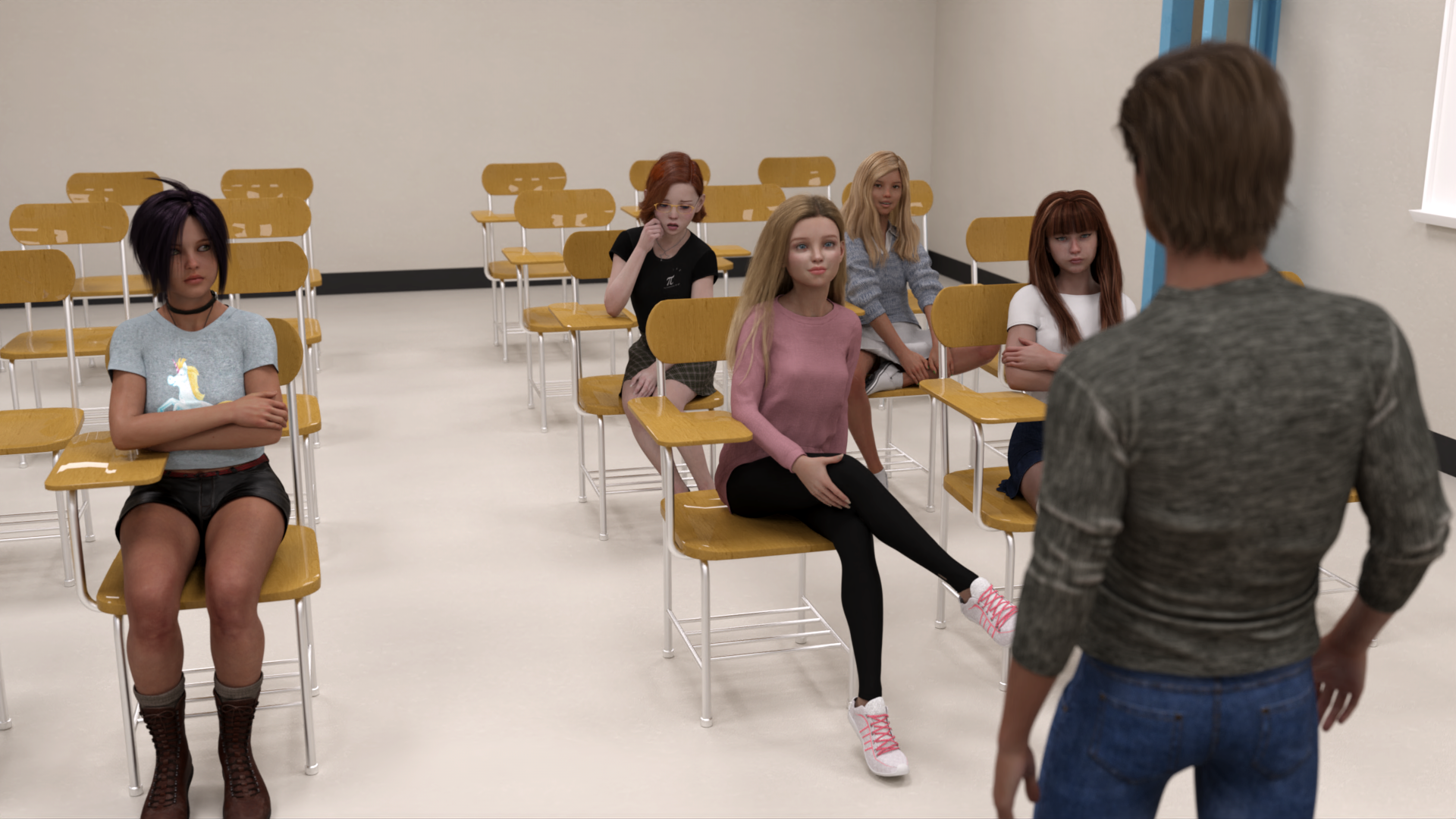 【欧美SLG汉化】福斯特一家:回到2学校 The Fosters Back 2 School v0.1 游戏截图 3