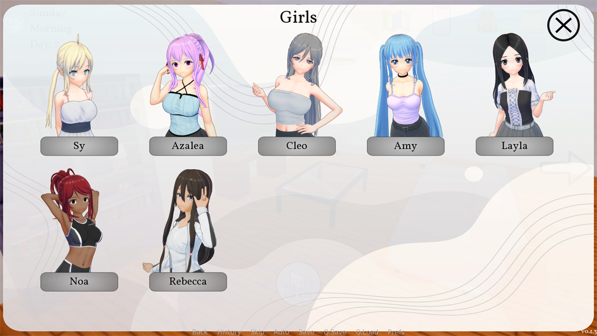 沙盒SLGGPT汉化动态丨来世后宫 Afterlife Harem v0.3.9 Public【20240417】 游戏截图 2
