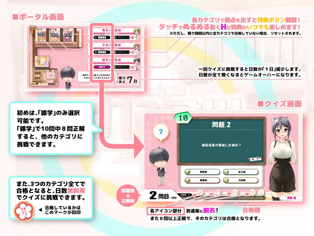 【ADV/新作/双端】すたダツ(Study脱衣) 游戏截图 5