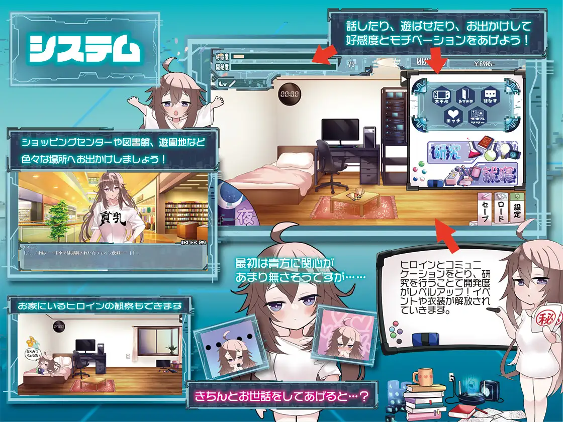 SLG/机翻/新作丨ダウナーライフ ～えっちなお触り実験～【20240313】 游戏截图 1