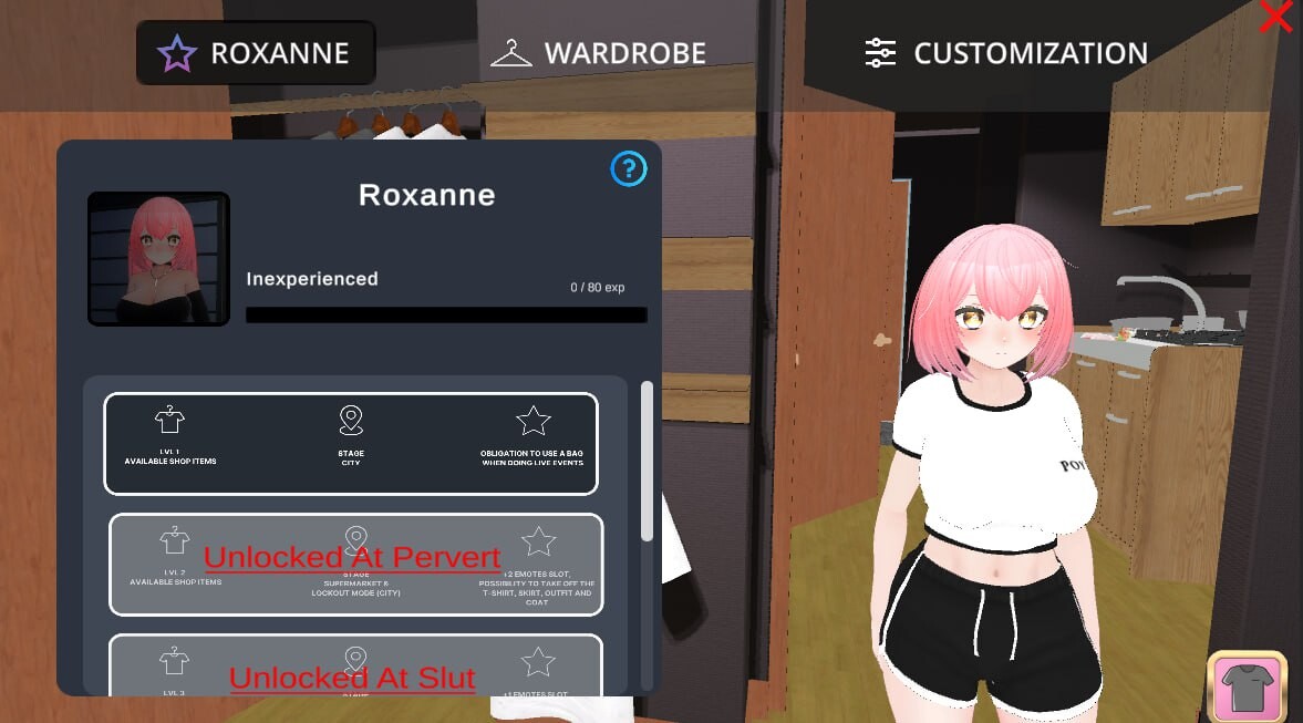 3D互动汉化全动态步兵丨高自由度3D露出/PLAY Roxanne PLAY2月赞助步兵版【20250222】 游戏截图 1