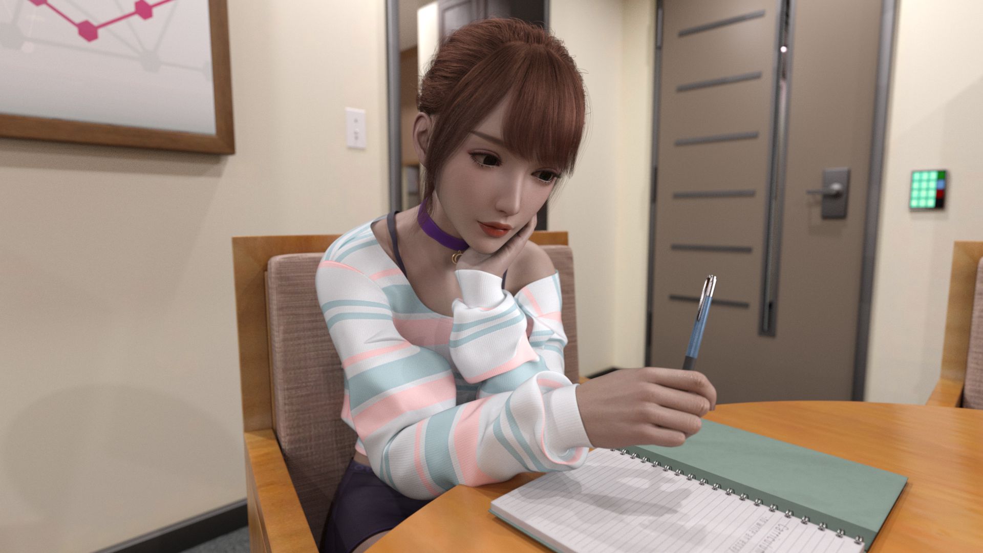 欧美SLG汉化动态丨裸体学校 Nudist School v0.9 【20231017】 游戏截图 6