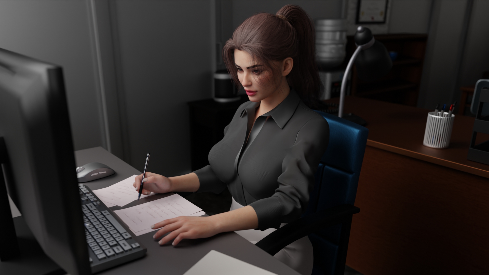 欧美SLG汉化无码丨看不见的本能Unseen Instincts v0.30【20240125】 游戏截图 5