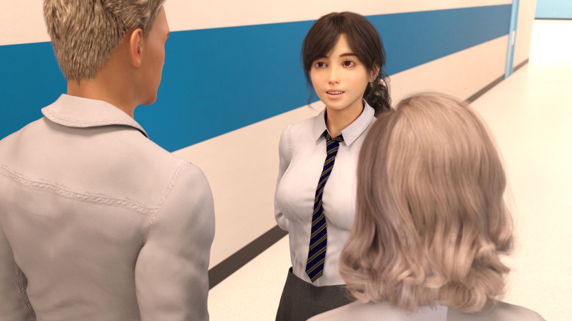欧美SLG汉化动态丨裸体学校 Nudist School v0.9 【20231017】 游戏截图 5
