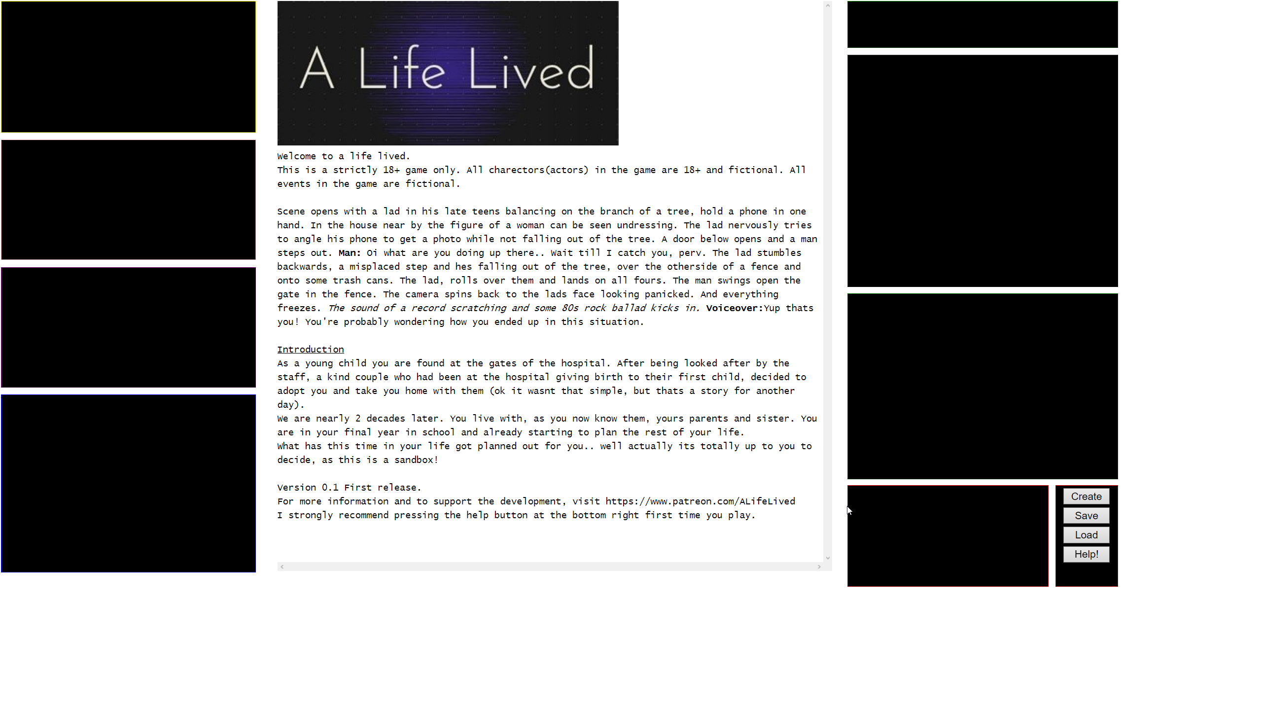 现实真人HTML浏览器汉化丨一生 A Life Lived v0.45【20231225】 游戏截图 2