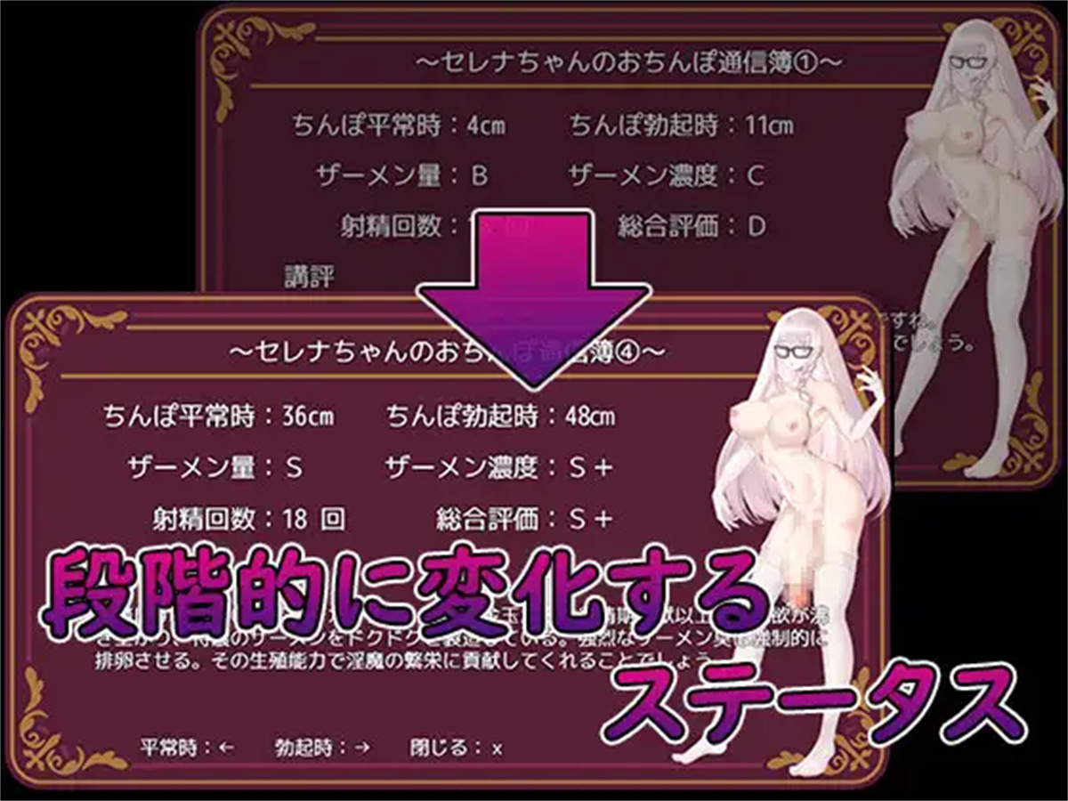 RPG/AI汉化丨 双性塞娜的鸡鸡联络簿 ふたなりセレナのおちんぽ通信簿 【20240809】 游戏截图 3