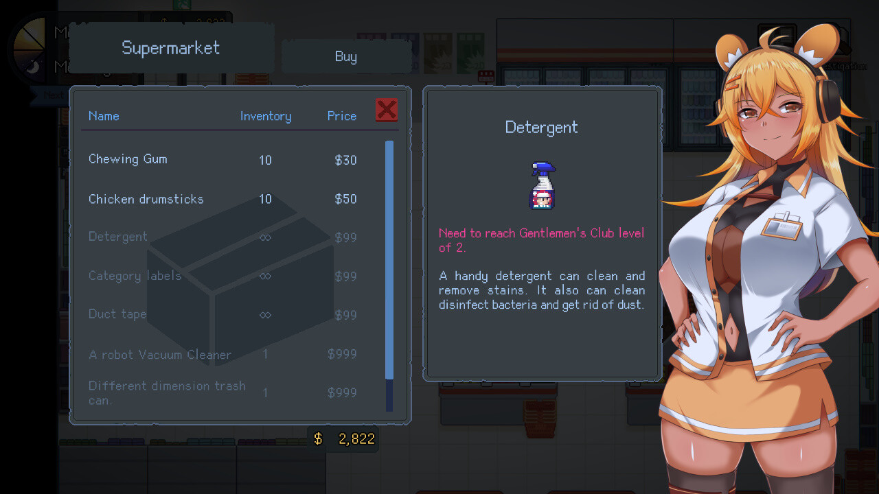 精品SLG/官中/像素动态丨管理员的窥视/Peeping Dorm Manager V1.10 官方中文步兵版+DLC【20240523】 游戏截图 4