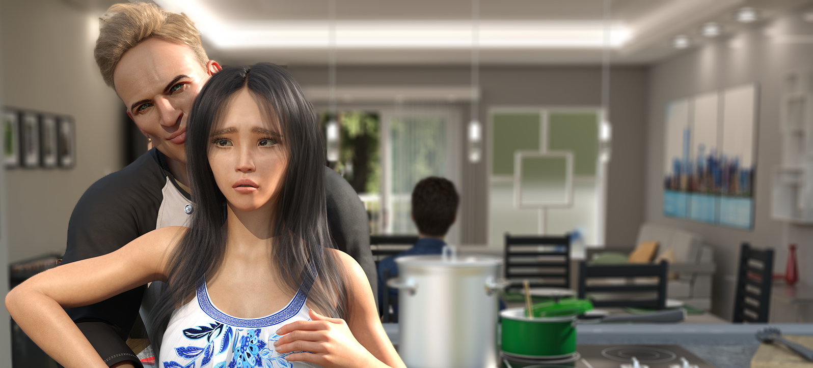 玷污之爱：人妻堕落NTR（Sullied Love）v0.2 精翻汉化 游戏截图 7
