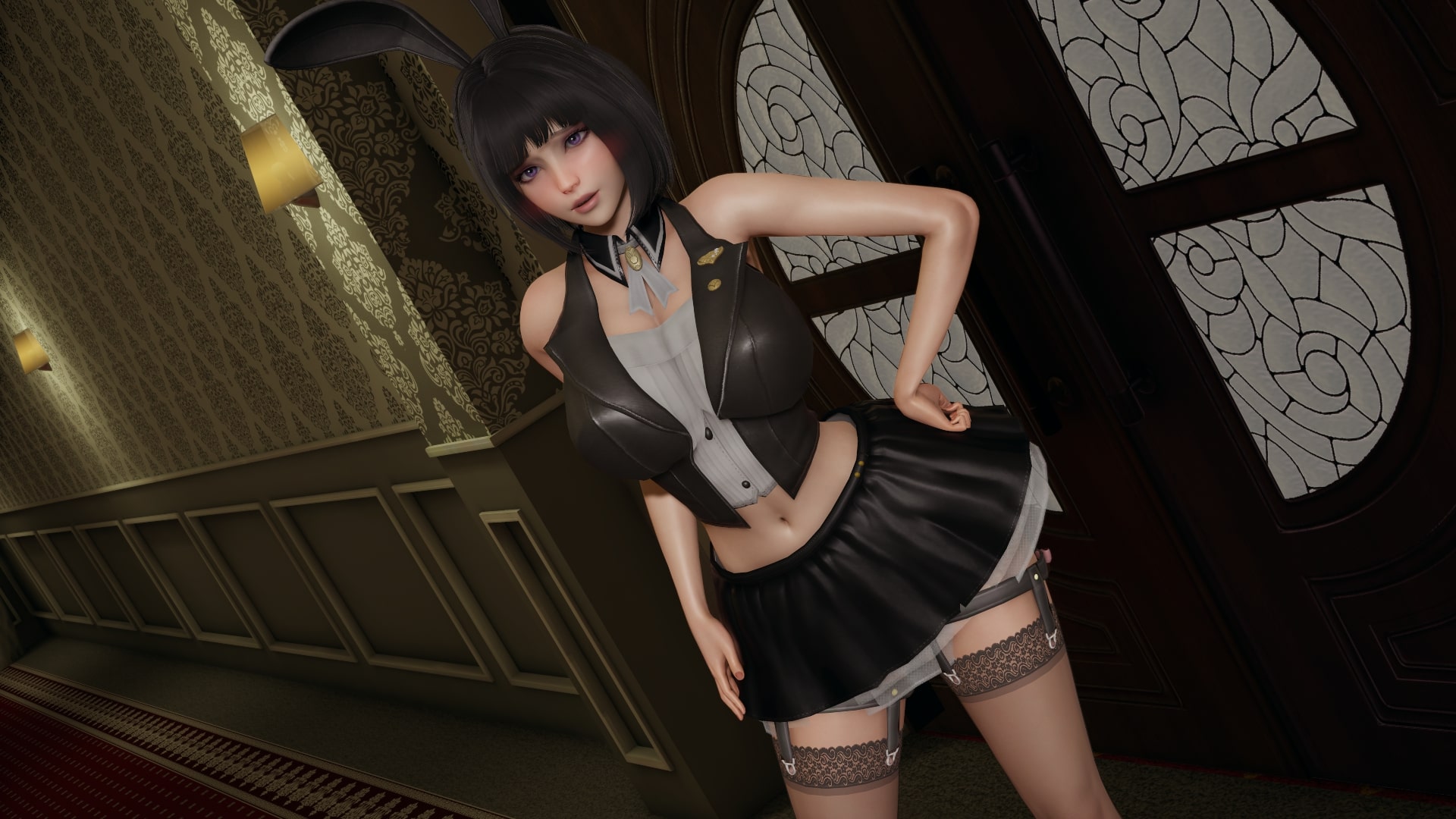亚洲风SLG/汉化丨天鹅兔子/Velvet Bunnies V0.1.3 【20240803】 游戏截图 3