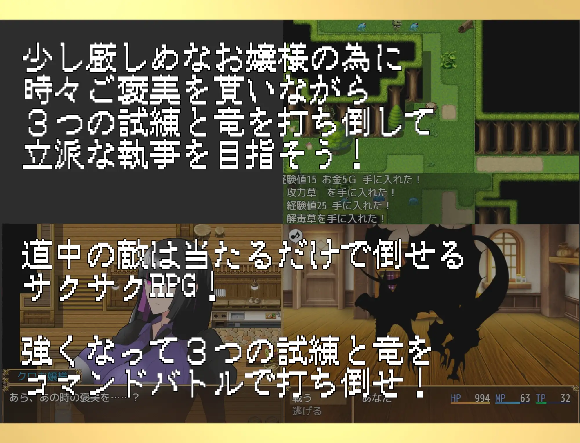 日式RPG/新安卓丨 大小姐与实习管家 黒のお嬢様と見習い執事 v1.0  AI汉化 【20241231】 游戏截图 3